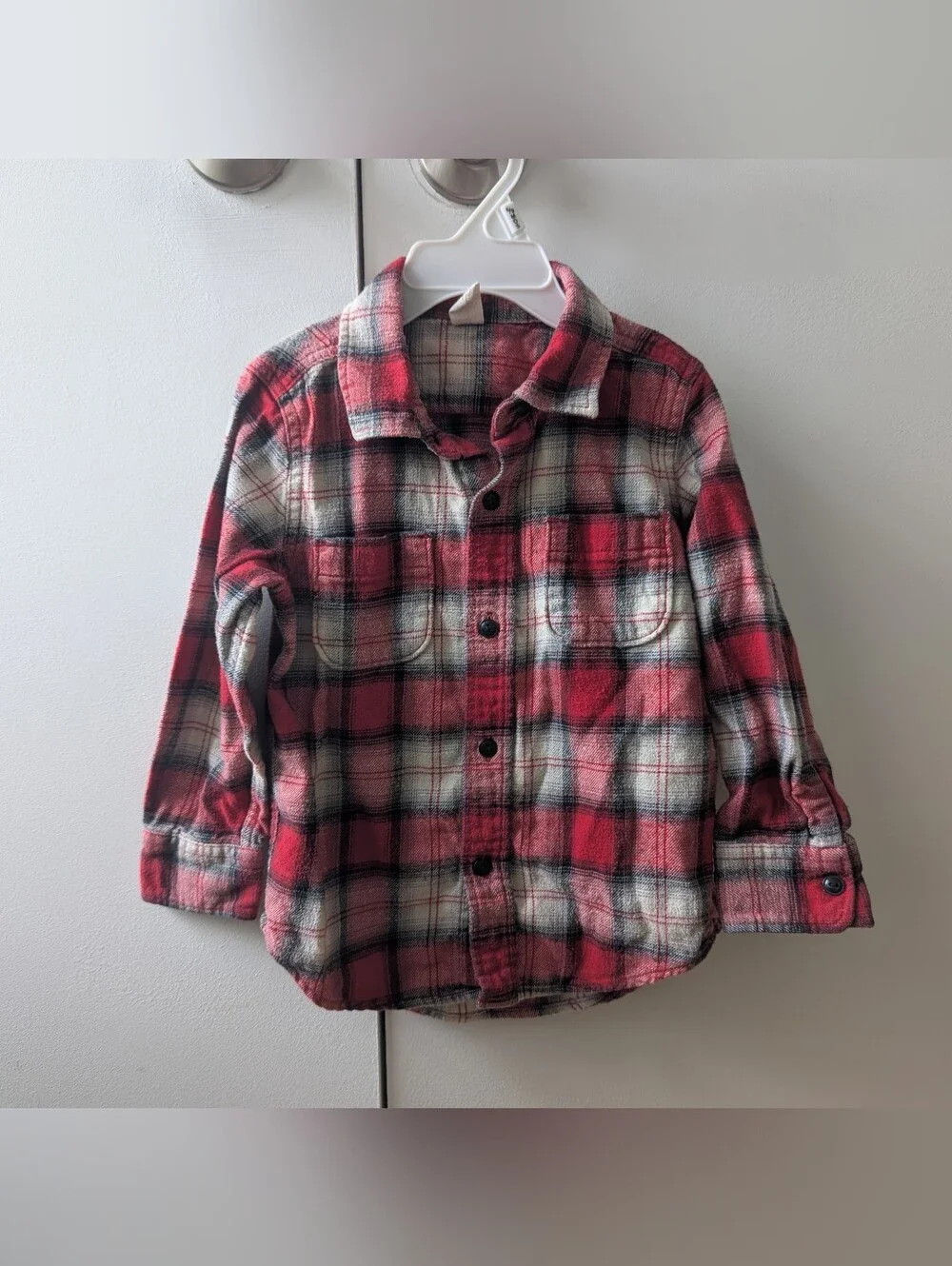 Gap Organic Cotton Plaid Shirt 3 Years